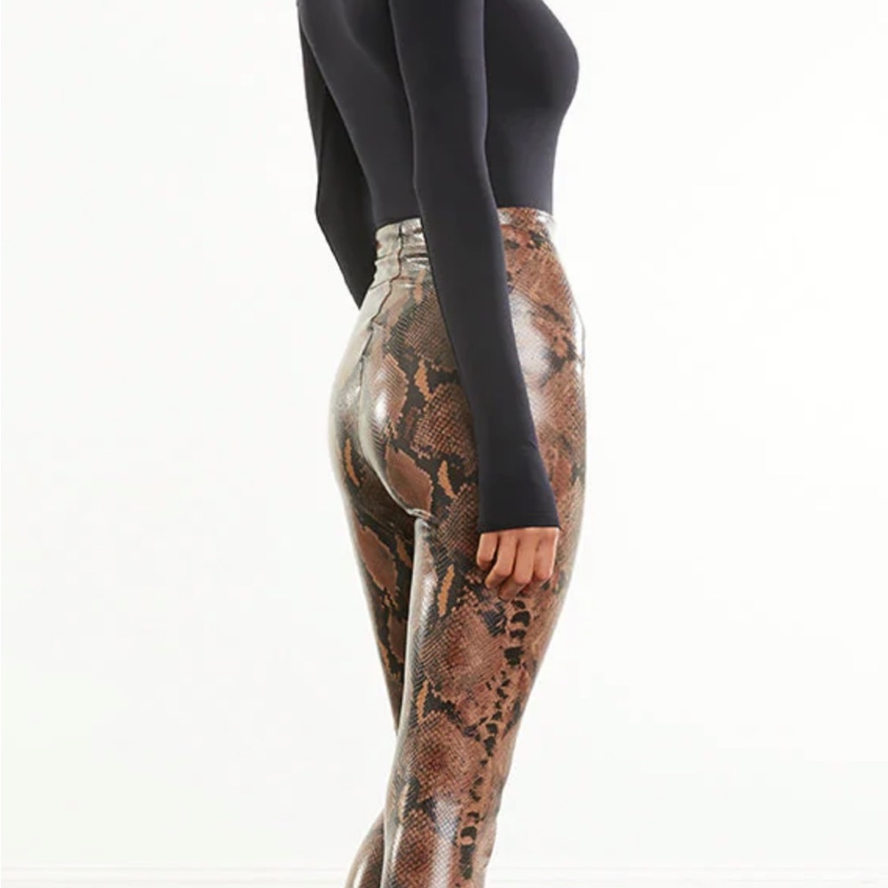 Commando faux leather animal print leggings - Picture 3 of 7